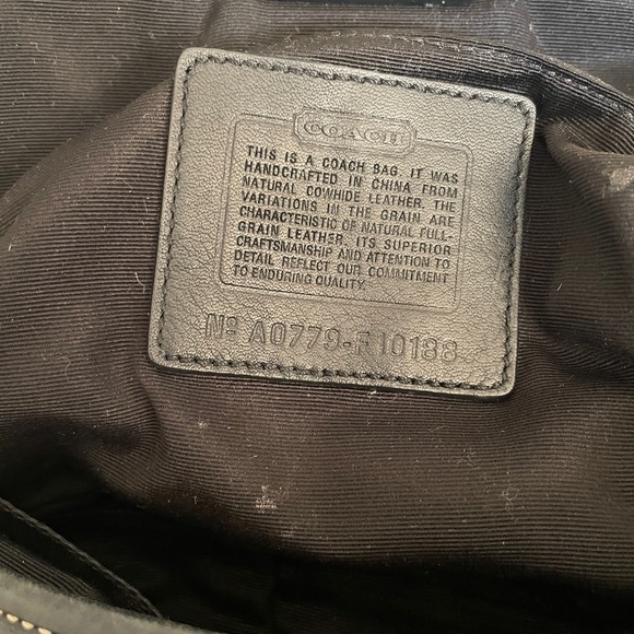 Coach Black Leather Small Soho Shoulder Bag - Picture 7 of 7